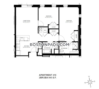 Allston Apartment for rent 2 Bedrooms 2 Baths Boston - $4,800 No Fee