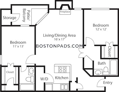 Quincy 2 Beds 2 Baths  South Quincy - $2,700