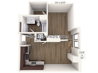 Downtown Apartment for rent 1 Bedroom 1 Bath Boston - $3,855
